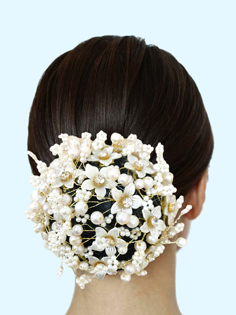 Hair Flare Embellished Bun Cover